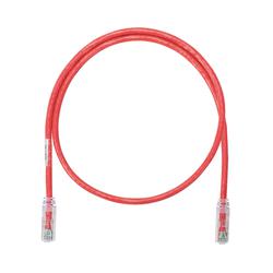 copper patch cord, category 6, 2 meters, red UTP cable. | NK6PC2MRDY |Netkey