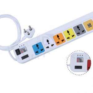 USB Charger Port 3 Meter Length Wire Cord 4+4   with Spike Buster
