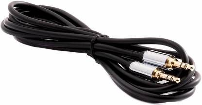 6Ft (AUX) Cable 3.5mm Male to Male- Aux Cord 3.1 A 1.5 m Copper Braiding Metal Braided AUX Cable (Compatible with Mobile Laptop Tablet Mp3 Gaming Device Silver Black One Cable)