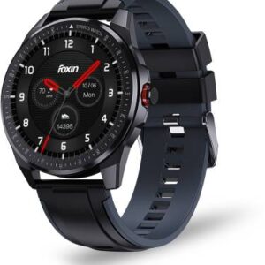 Foxin FOXFIT PULSE Smartwatch (Black Strap, Free Size)