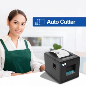 ATPOS AT-301u 80mm (3 Inches) Direct Thermal Receipt Printer with Auto Cutter | ESC/POS Print Billing (USB)