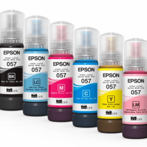 Epson 057 Ink Bottle for L8050 L18050 Printer (Black/Cyan/Magenta/Yellow/Light Cyan/Light Magenta)