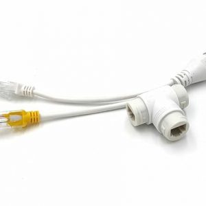 POE Splitter/Multiplexer 2-in-1 Network Cabling Connector  For HD IP Camera GIGA 10/100/1000