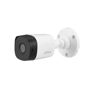 Dahua Tech Security Wired 1080p HD Security Camera, White and Black 2 MP  AUDIO BULLET DH-HAC-B1A21P-A